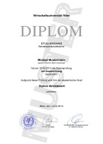 Diplom Urkunde Muster
