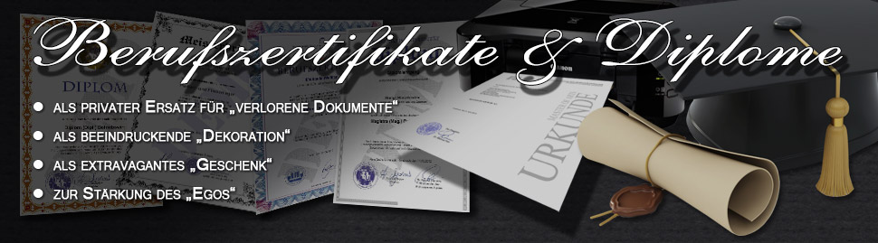 Berufszertifikate & Diplome
