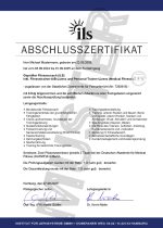 ILS Zertifikat, Fernstudium Abschluss, ILS Zertifikat - Muster 2018 bis dato - kaufen